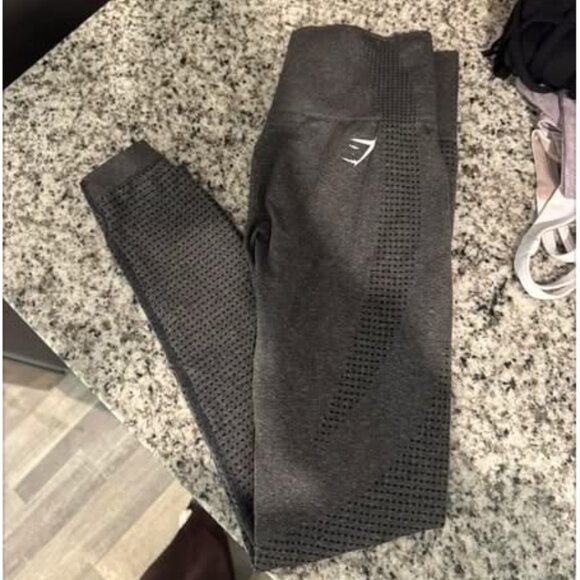EUC Womens Small Strong Grey Marl Gymshark Vital Leggings - Picture 1 of 8